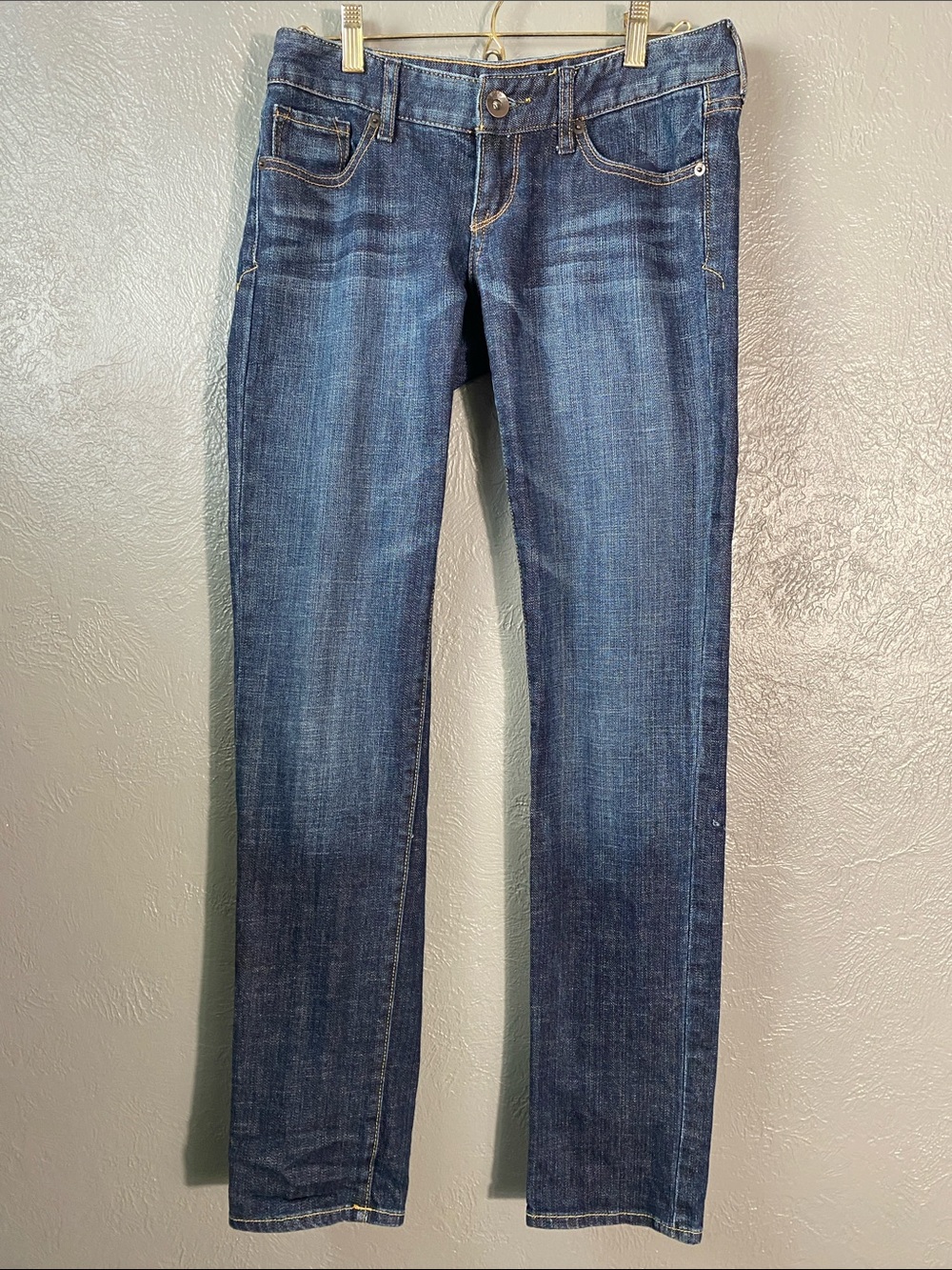 X2 Zelda Skinny Jeans Size 2L Dark Wash Stretch Low Rise Y2K Denim